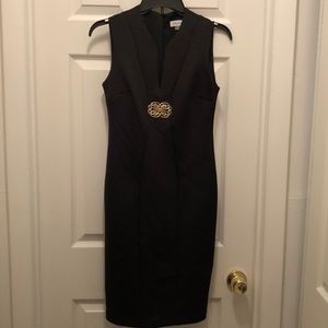 Calvin Klein semi formal black dress